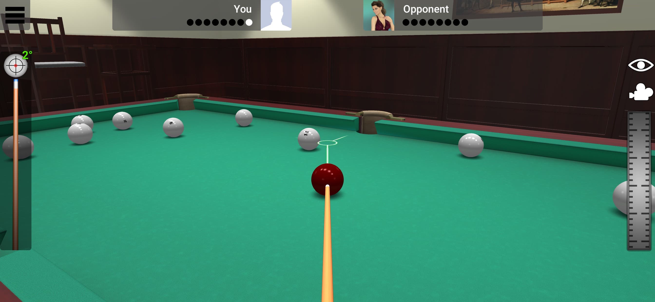 Pyramid Billiard screenshot 2 - screenshot