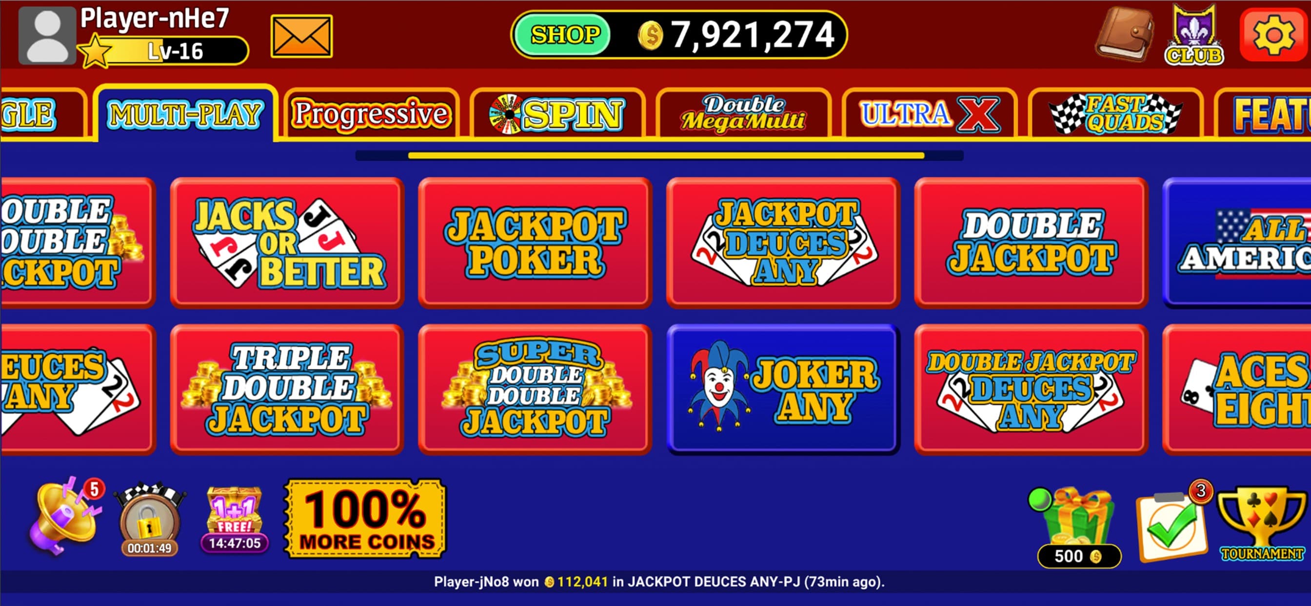 Jackpot Video Poker Casino screenshot 5 - screenshot