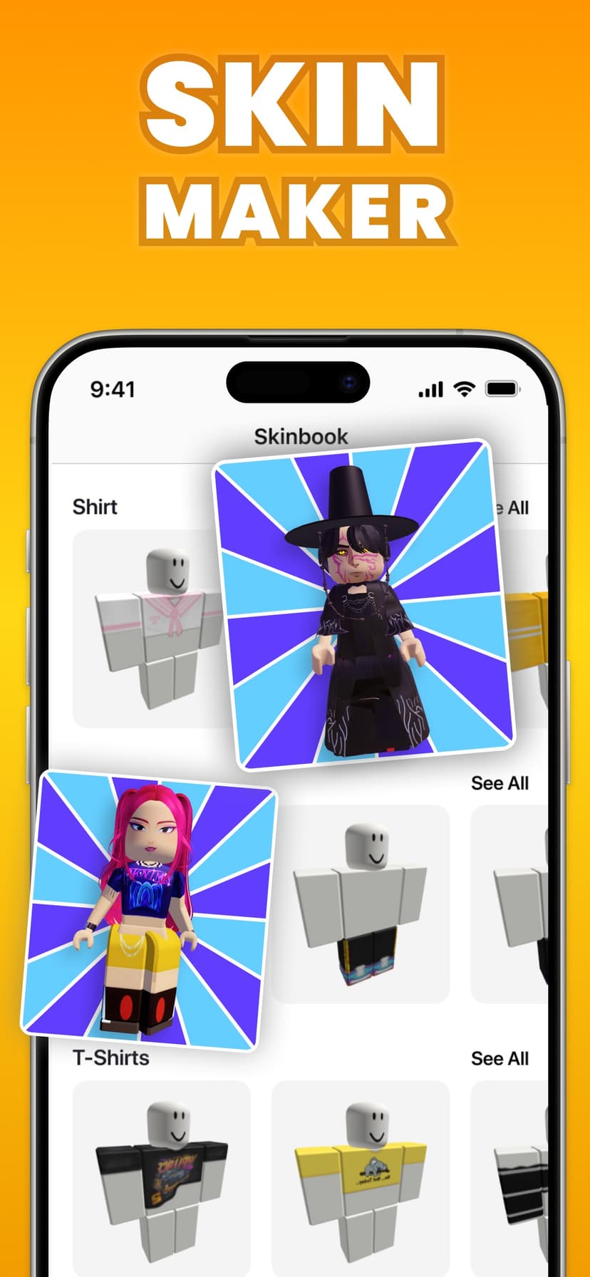 Skins & Avatars Clothes Maker screenshot 2 - screenshot