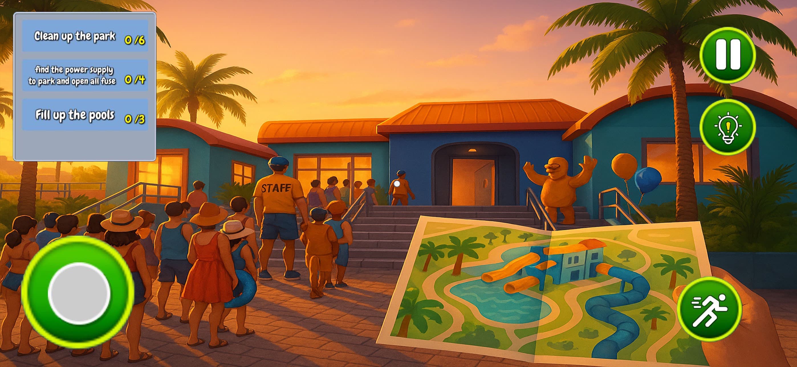 Awesome Water Fun Park Sim 3D screenshot 2 - screenshot