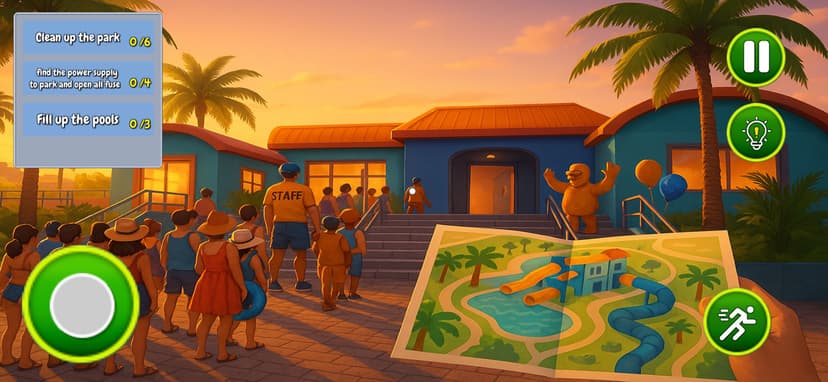 Awesome Water Fun Park Sim 3D screenshot 2 - screenshot