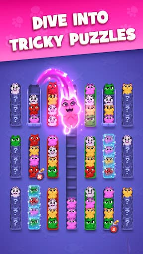 Kitty Sort: Twisted Tails screenshot 3 - screenshot