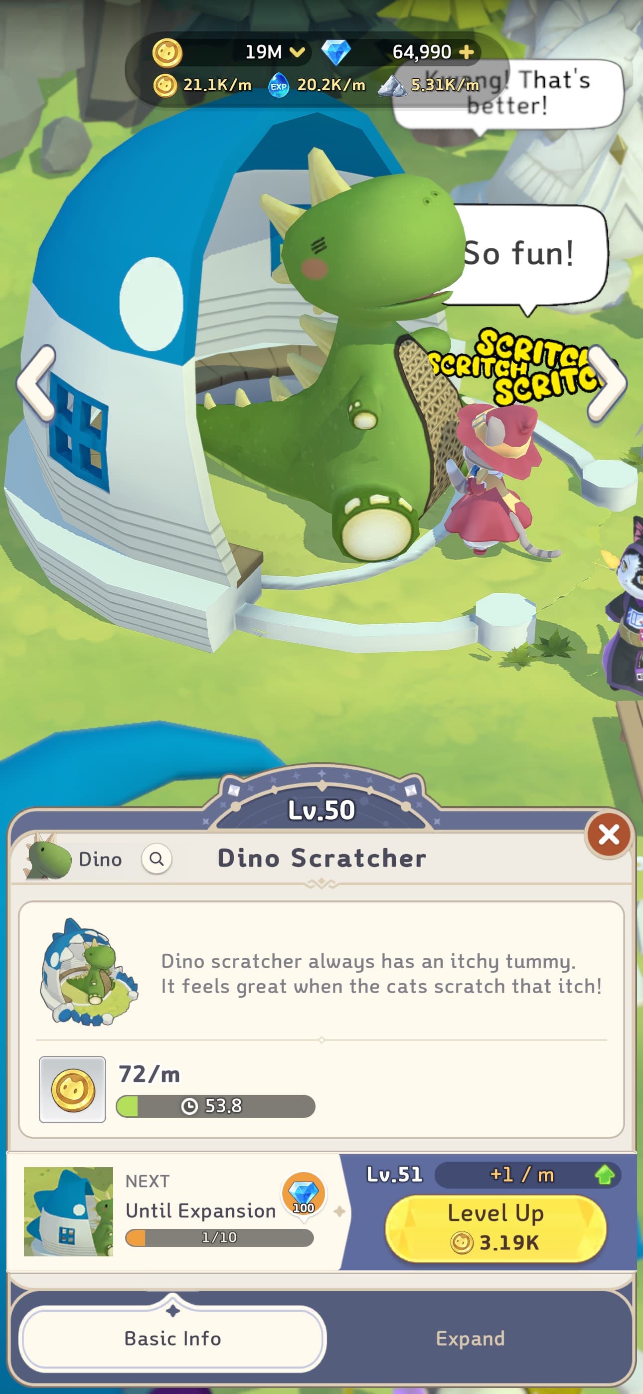 Meow kingdom:cute cat idle rpg screenshot 5 - screenshot