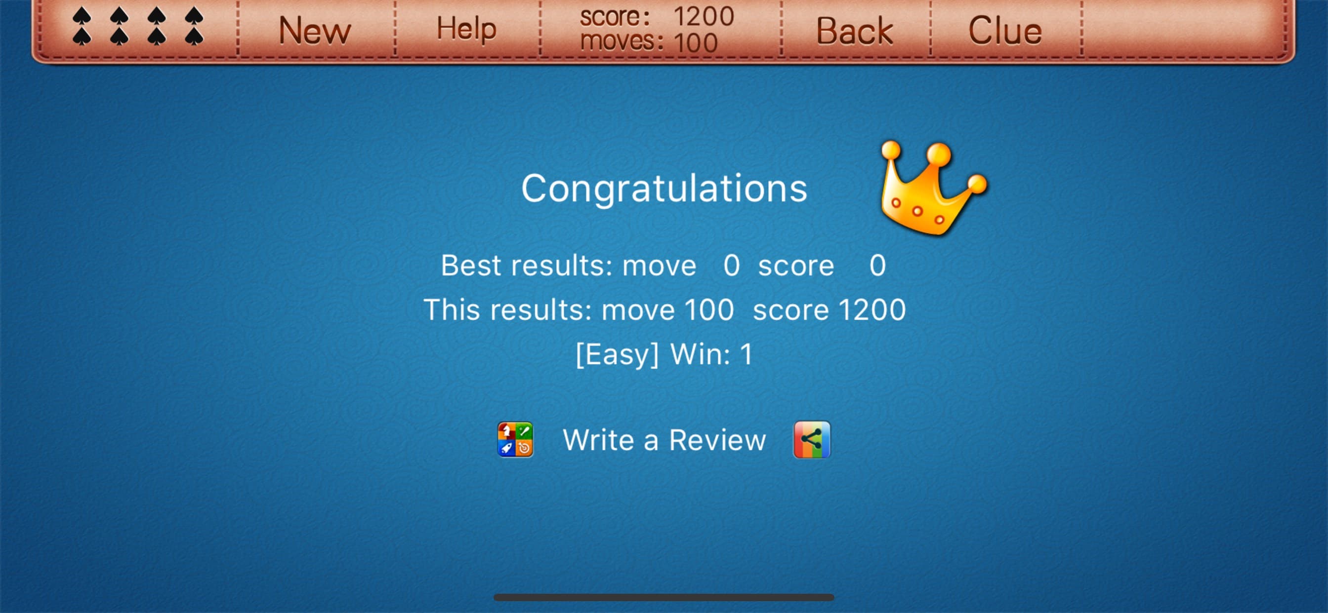 Classic Spider Solitaire HD screenshot 3 - screenshot