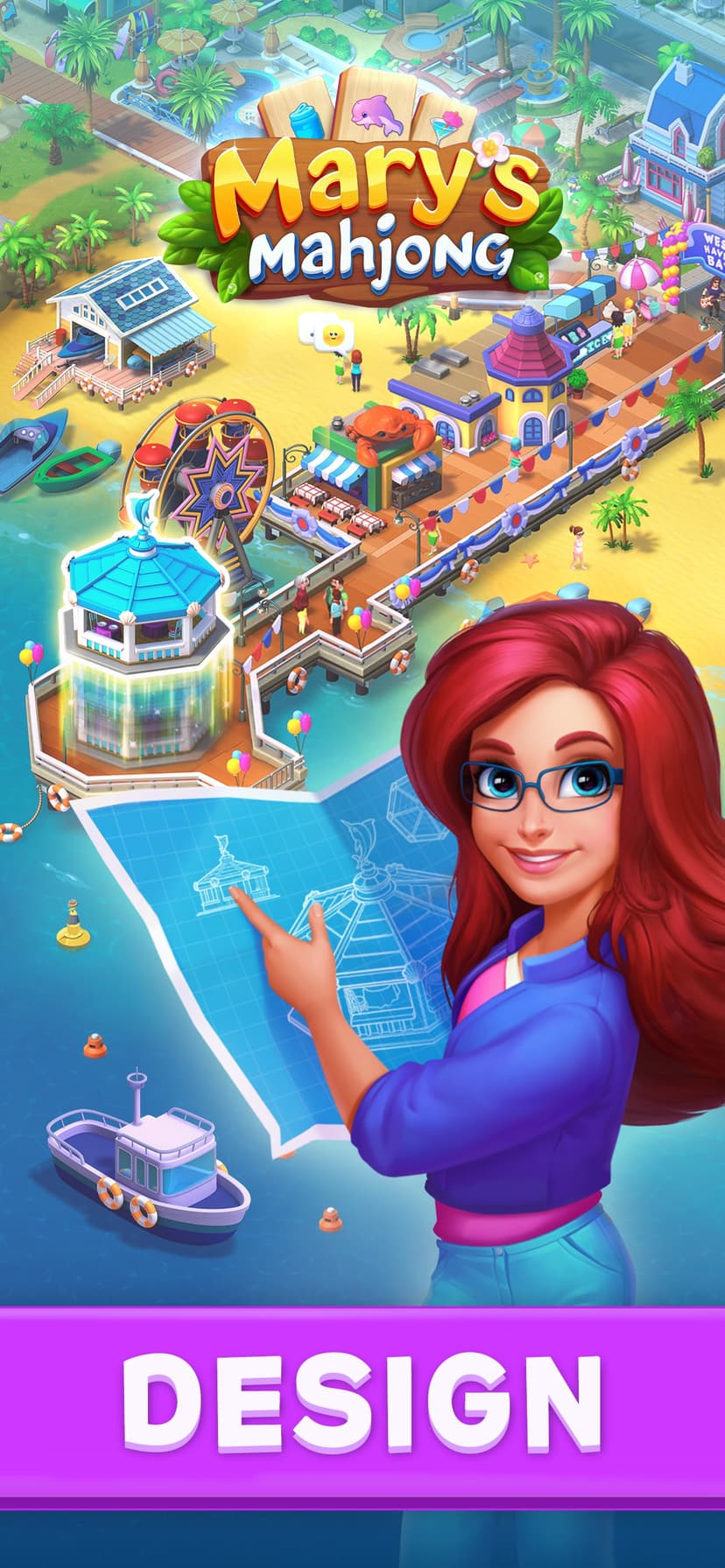 Mary’s Mahjong: City Building screenshot 1 - screenshot