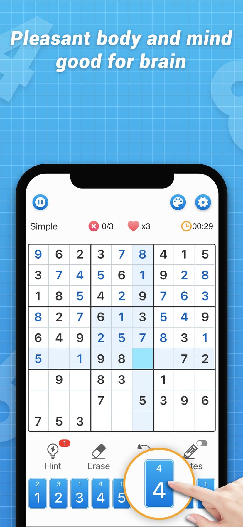 Sudoku - Exercise your brain screenshot 1 - screenshot