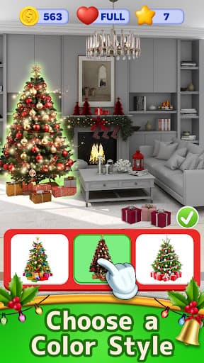Christmas Home Design Game screenshot 1 - screenshot