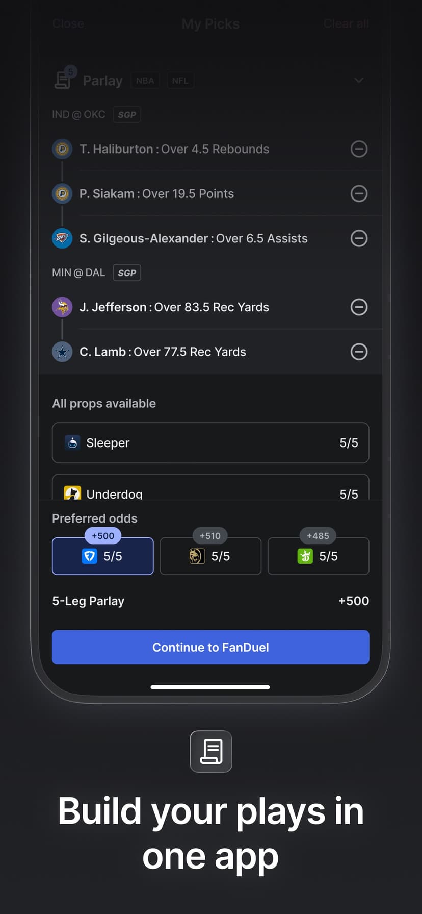 Linemate: Find Your Next Bet screenshot 6 - screenshot