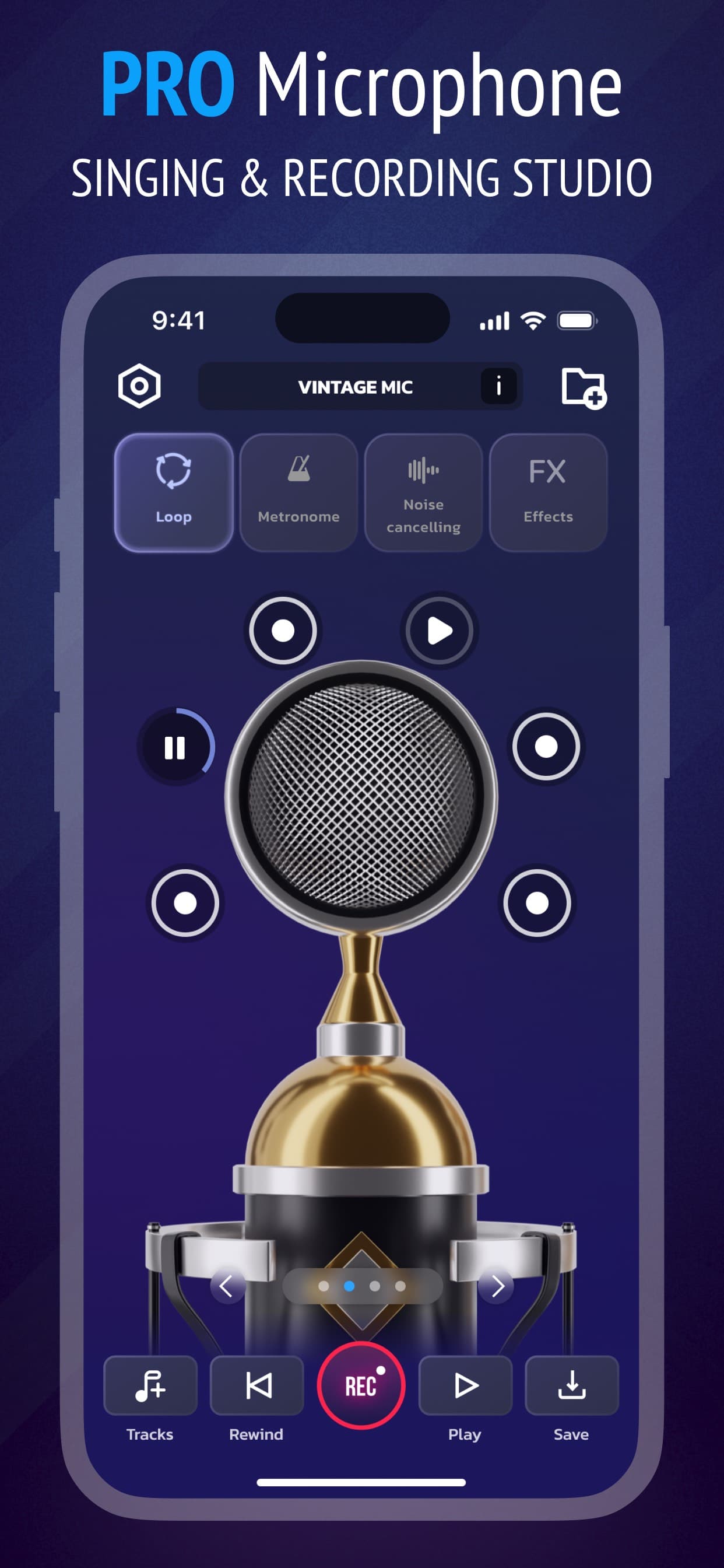 Pro Microphone: Voice Record screenshot 1 - screenshot