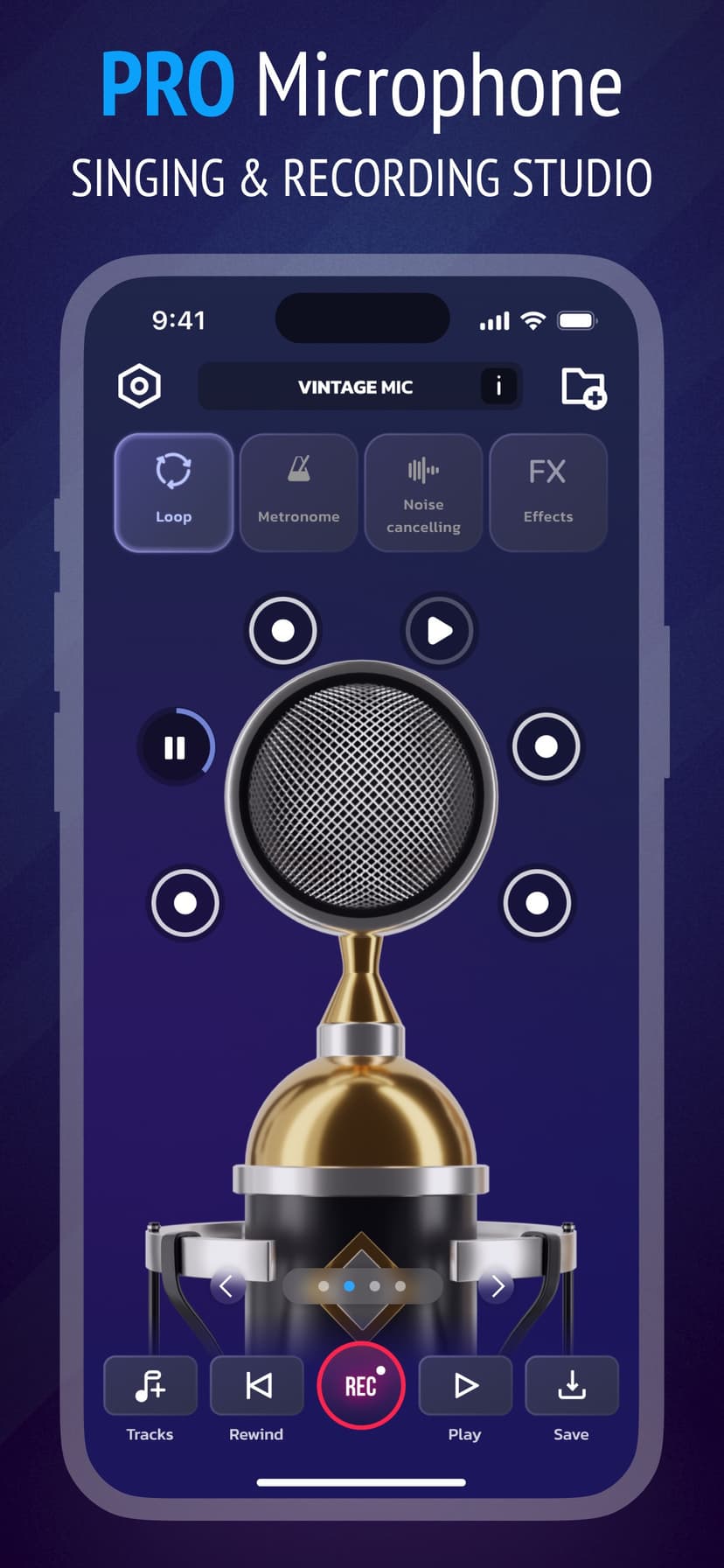 Pro Microphone: Voice Record screenshot 1 - screenshot