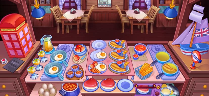 Kitchen Crush Restaurant Game screenshot 2 - screenshot