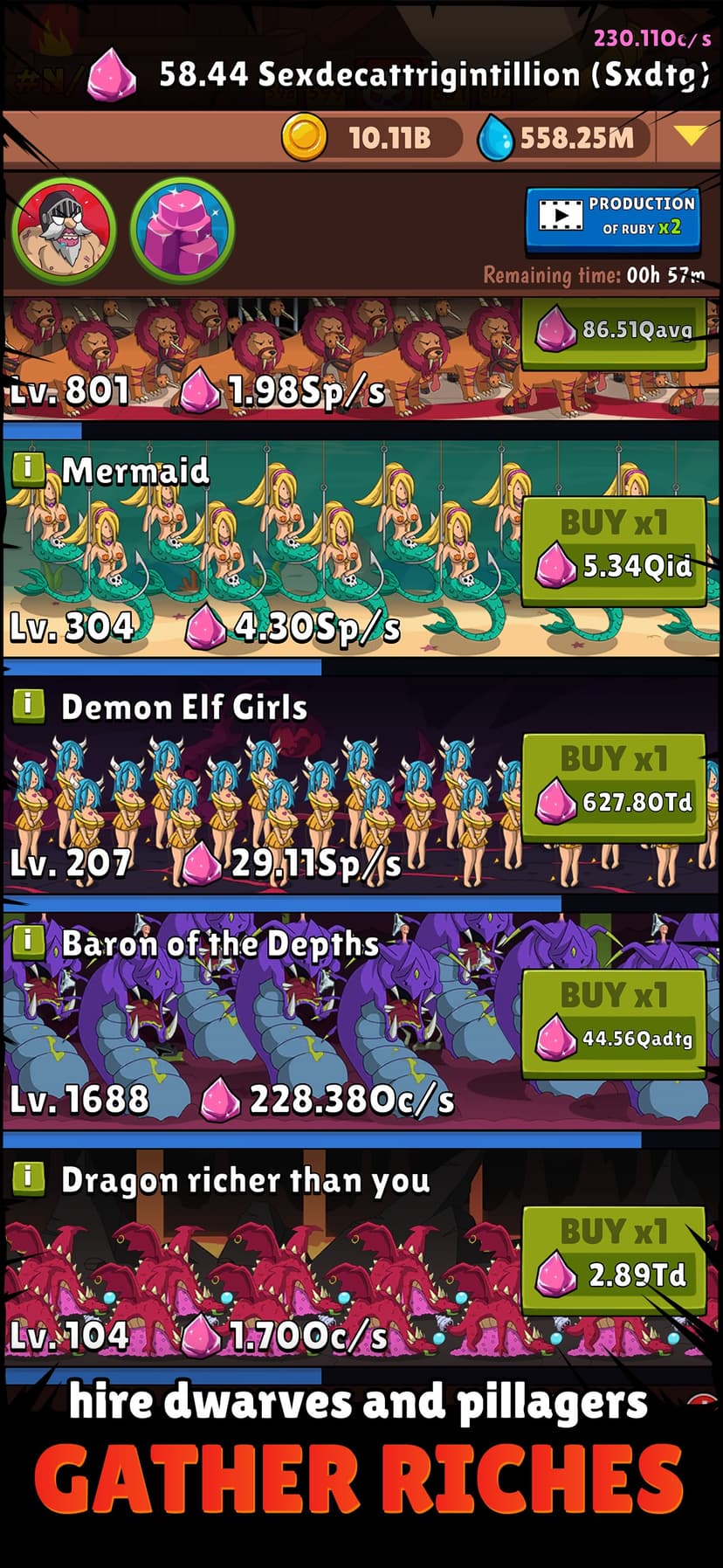 Hero Hero Clicker - Idle Games screenshot 4 - screenshot