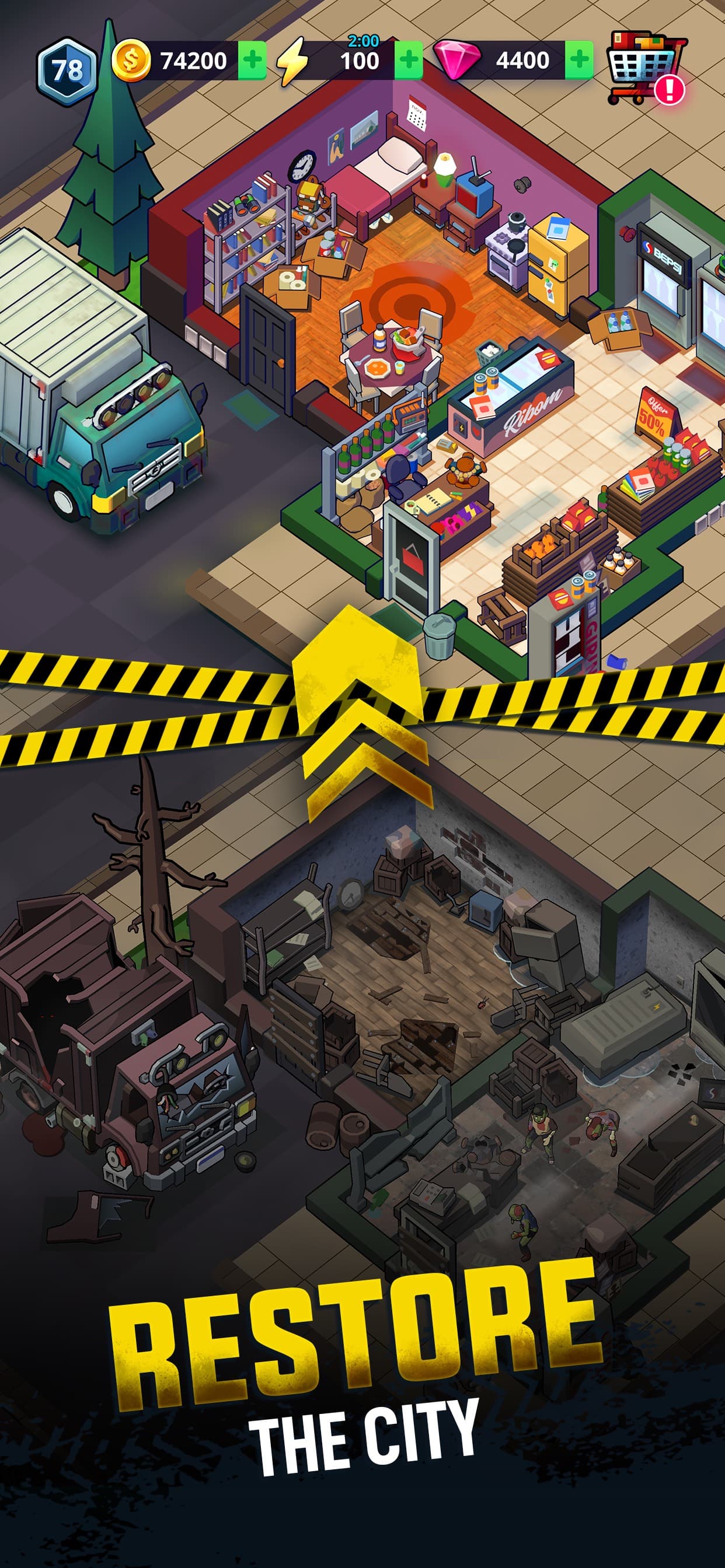 Merge 2 Survive: Zombie Games screenshot 2 - screenshot
