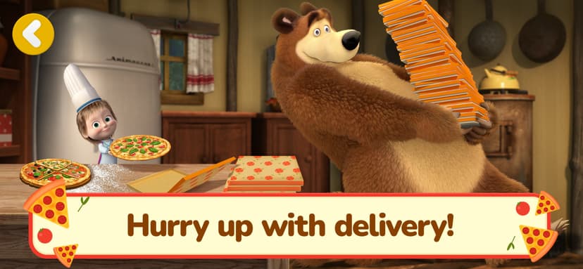 Masha and The Bear: Pizzeria! screenshot 4 - screenshot