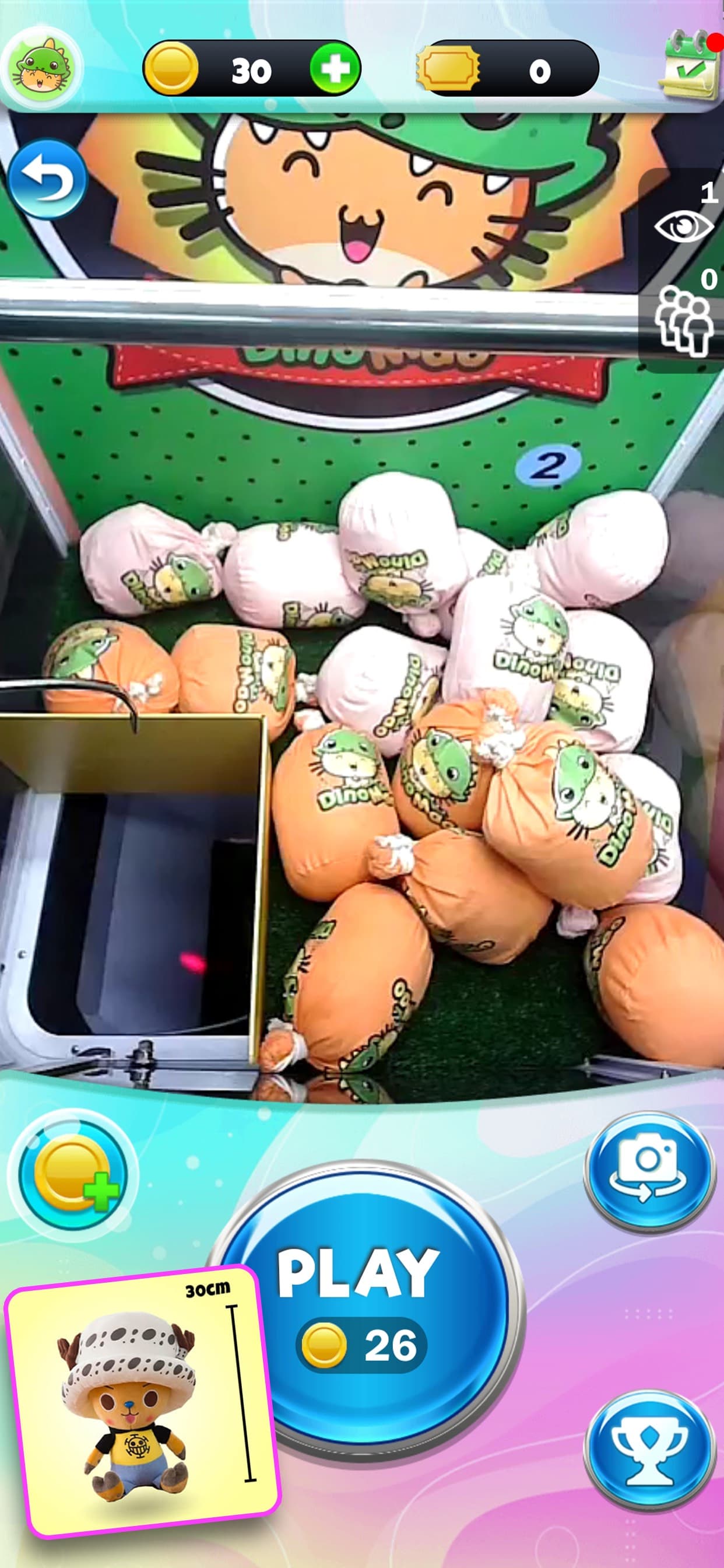 DinoMao Real Claw Machine Game screenshot 9 - screenshot