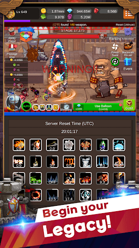 Iron knight : Nonstop Idle RPG screenshot 5 - screenshot