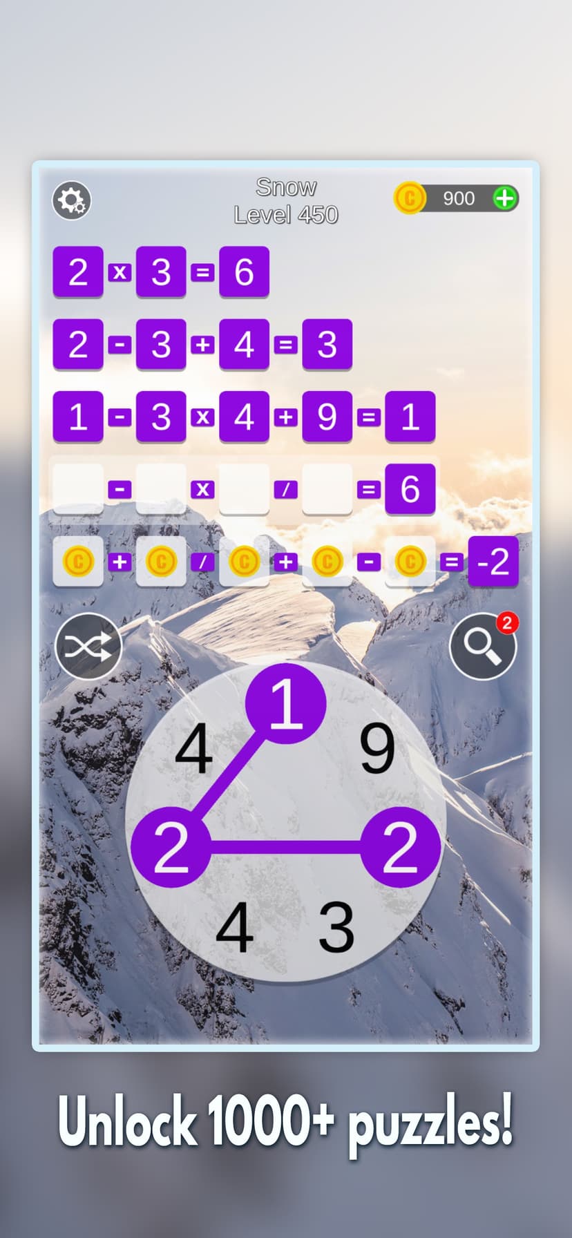 Mathscapes: Math Brain Algebra screenshot 4 - screenshot