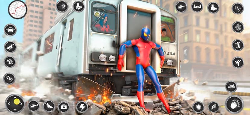 Spider Rope Hero Man Games screenshot 3 - screenshot