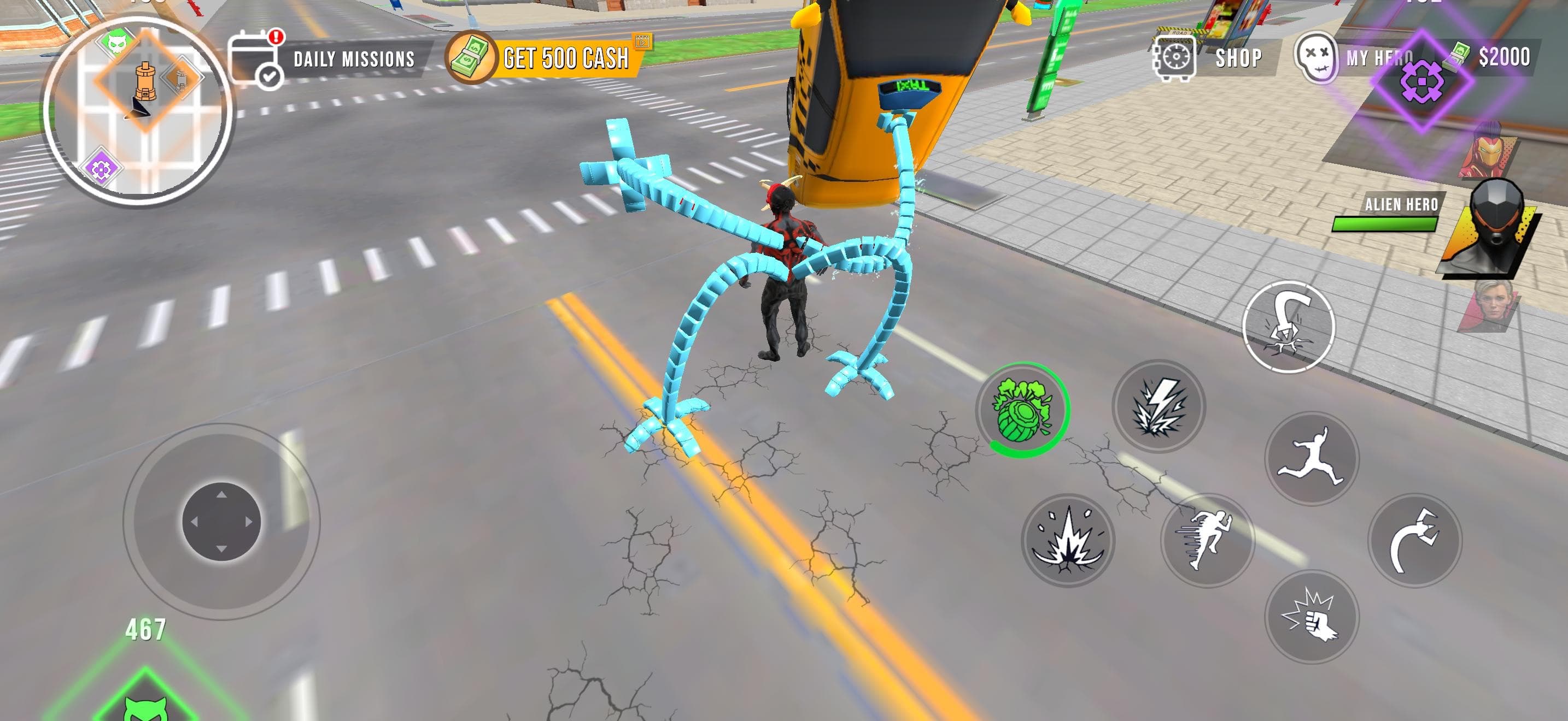 Superhero Crime Open World War screenshot 4 - screenshot