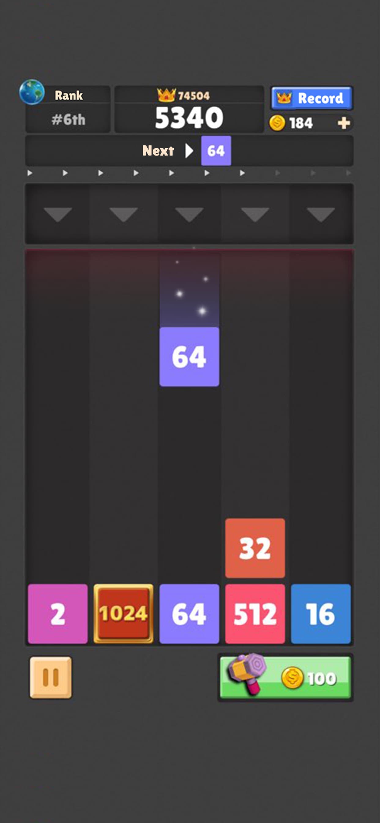 Drop The Number : Merge Puzzle screenshot 2 - screenshot