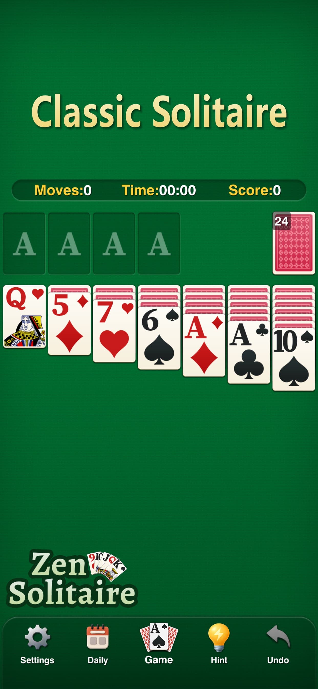 Zen Solitaire - Classic Card screenshot 1 - screenshot