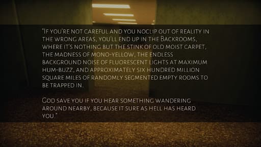Backrooms screenshot 1 - screenshot