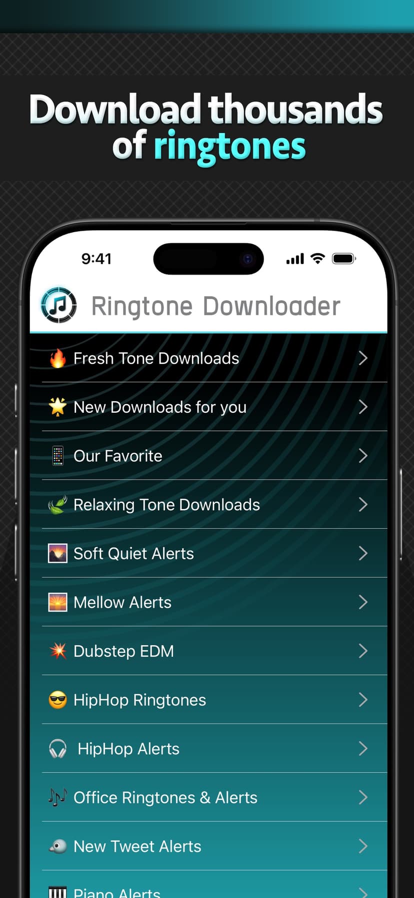 Ringtone Downloader Pro screenshot 1 - screenshot