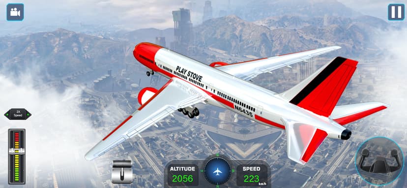 Airplane Flying Simulator 3D screenshot 3 - screenshot