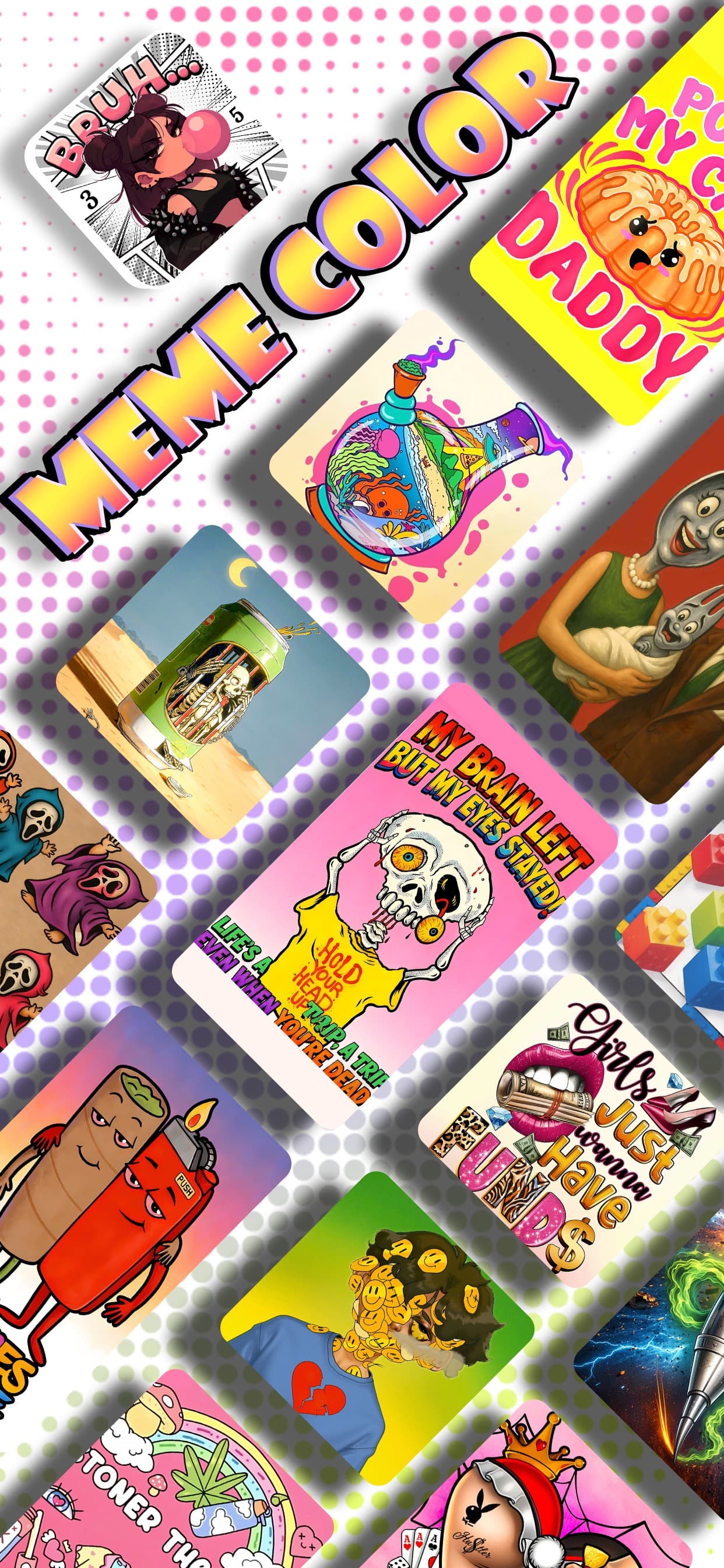 Meme Color: Paint by Number screenshot 1 - screenshot