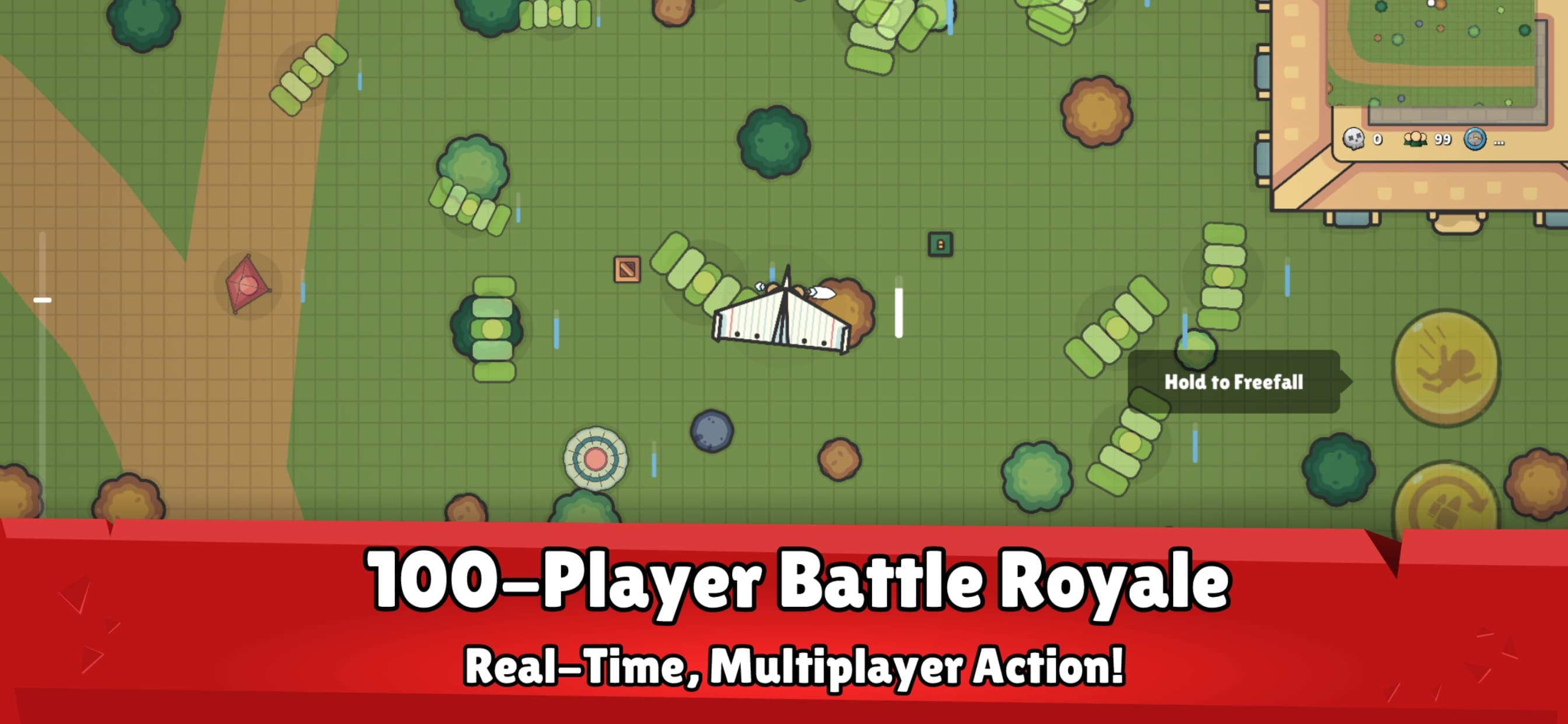 ZombsRoyale.io screenshot 1 - screenshot