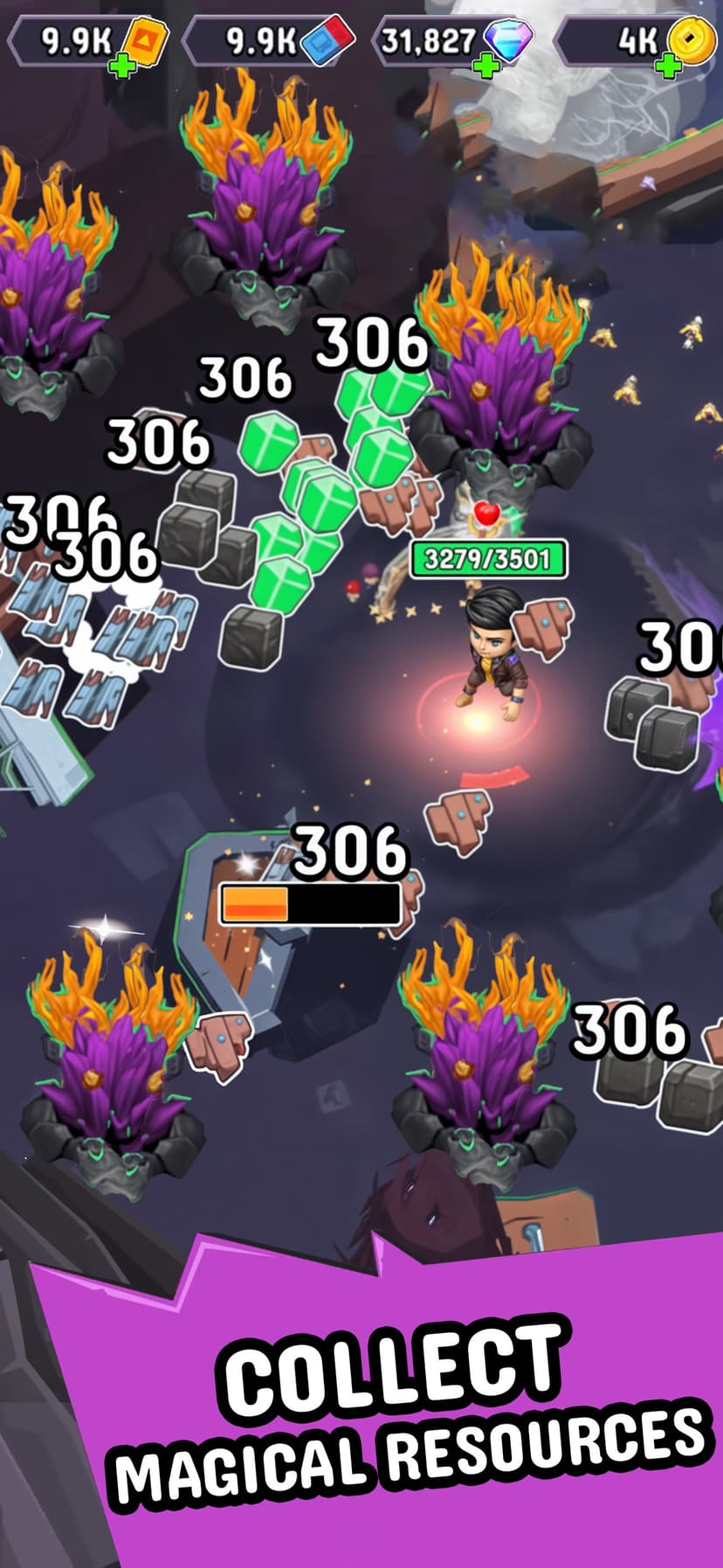 Wizario: Idle Survival screenshot 2 - screenshot