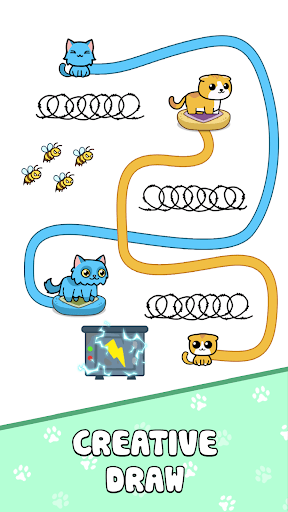 Cat Rush: Draw Puzzle Game screenshot 3 - screenshot