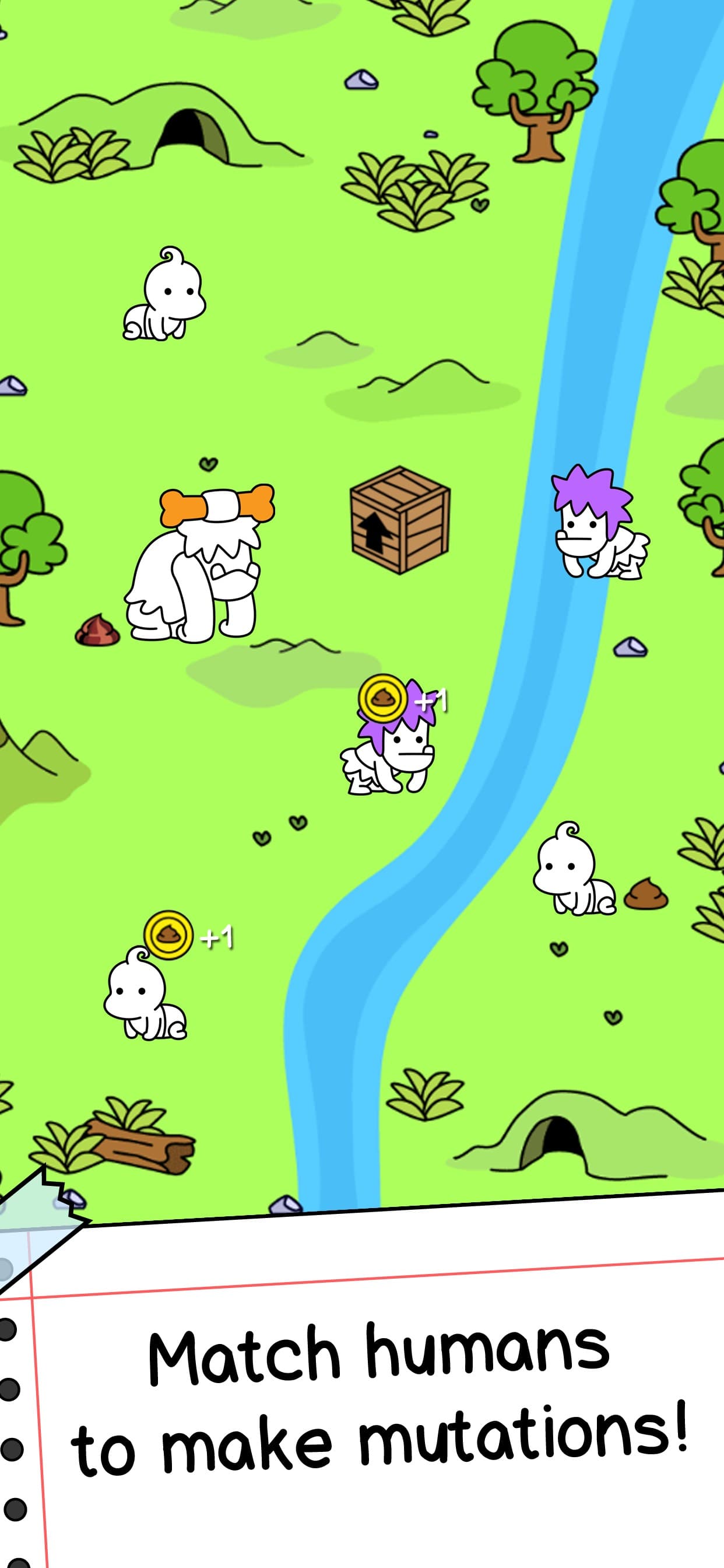 Human Evolution: Merge Game screenshot 1 - screenshot
