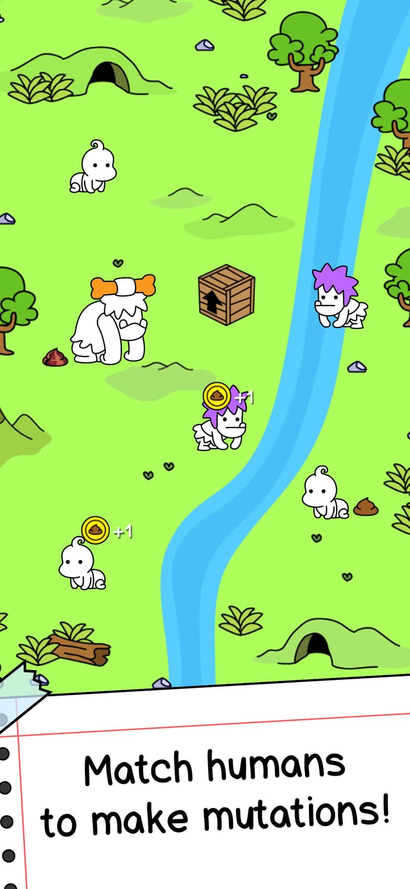 Human Evolution: Merge Game screenshot 1 - screenshot