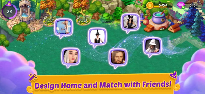 Merge Witches-Fun Puzzle Game screenshot 5 - screenshot