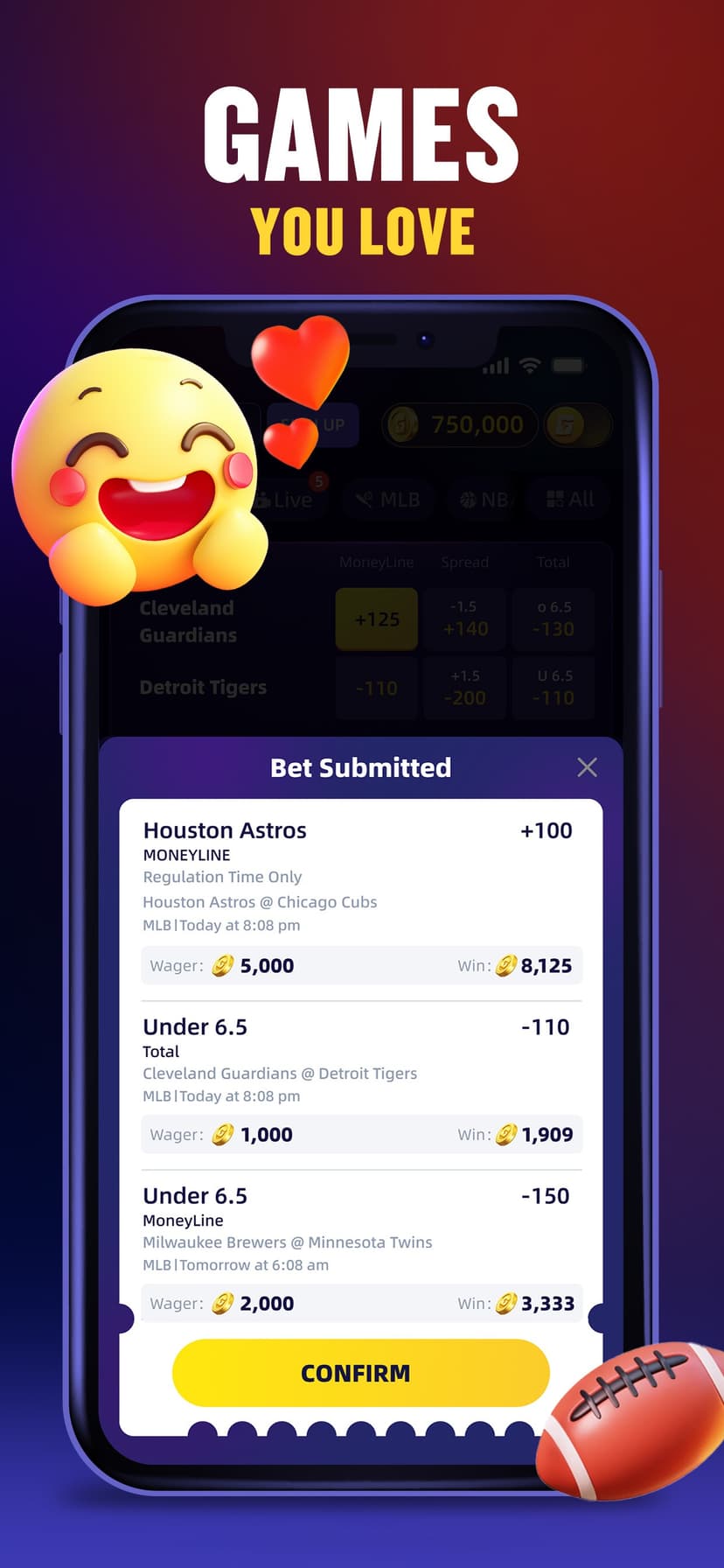 Gwin: Sportsbook For Cash &Fun screenshot 4 - screenshot