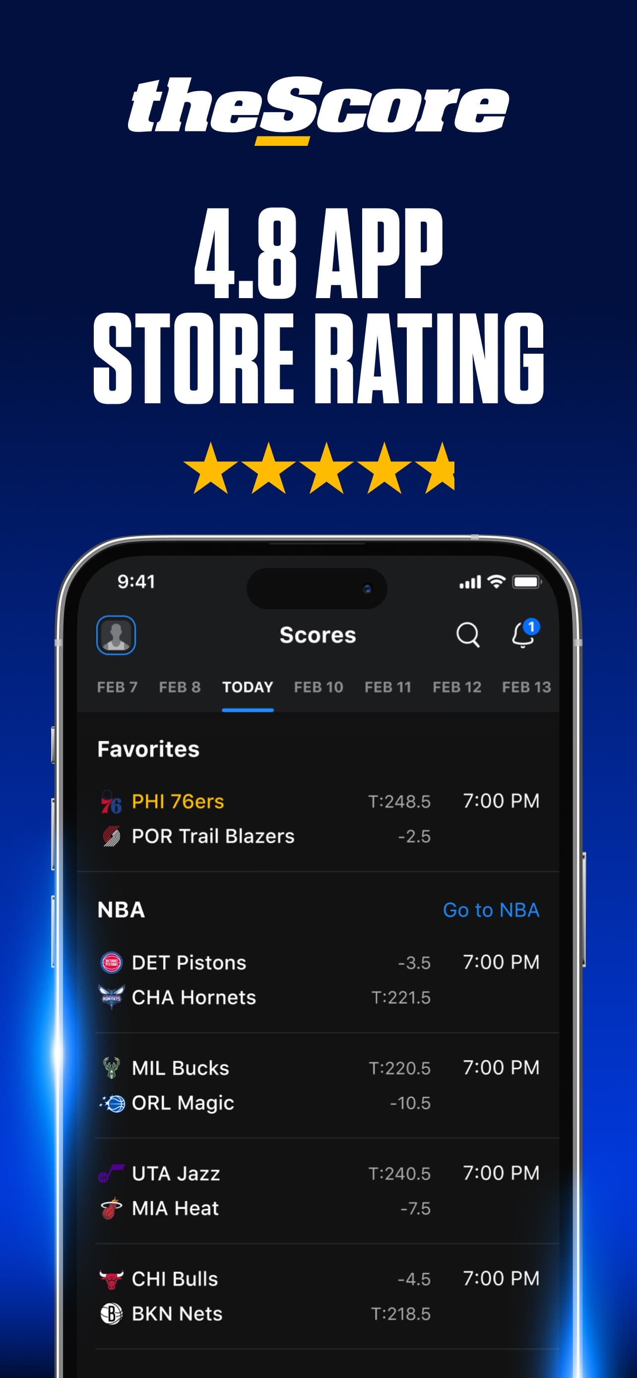 TheScore: Sports News & Scores screenshot 1 - screenshot
