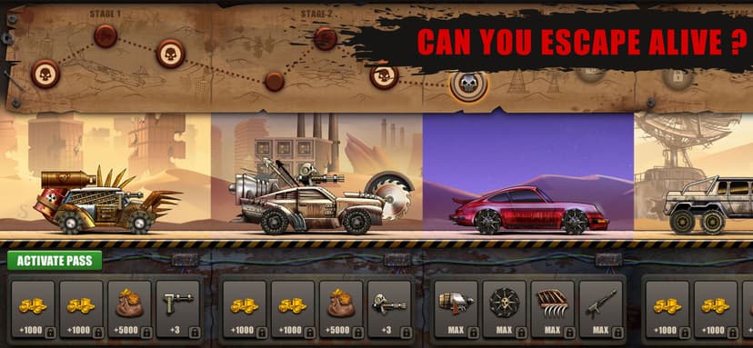 Zombie Hill Racing: Earn Climb screenshot 6 - screenshot