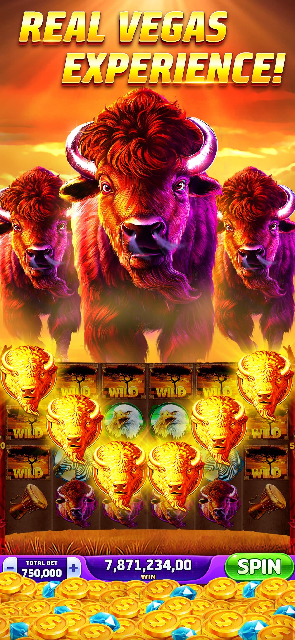 DoubleHit Slots Casino Game screenshot 1 - screenshot