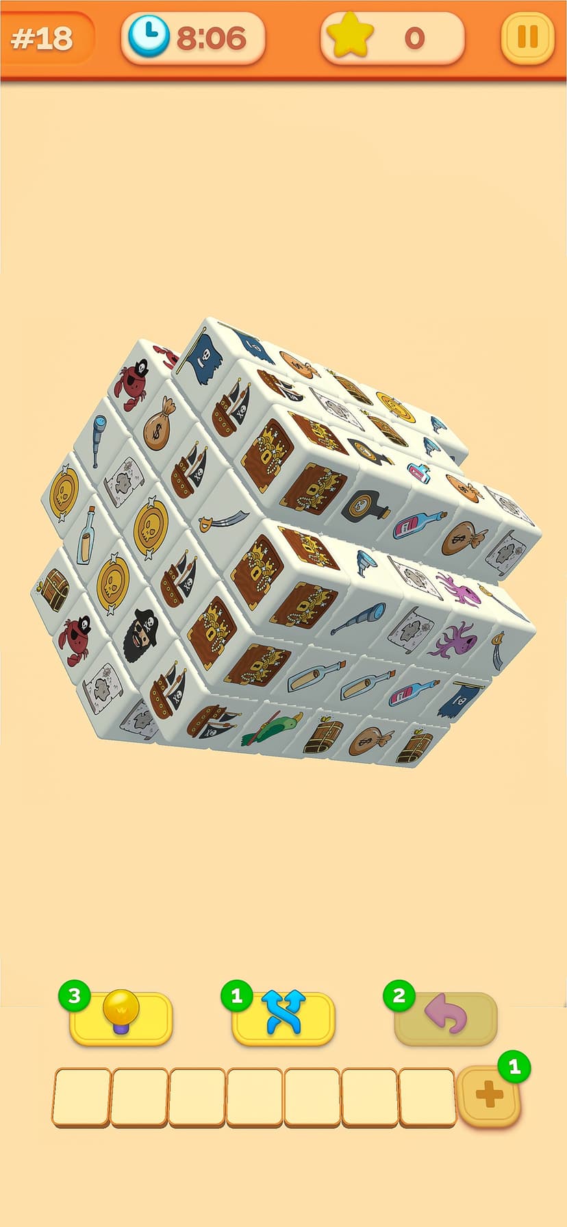Cube Match 3D Tile Matching screenshot 3 - screenshot