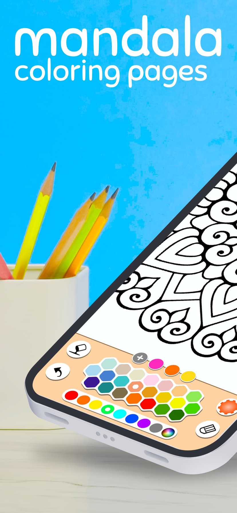 Mandala Coloring Pages Game screenshot 1 - screenshot