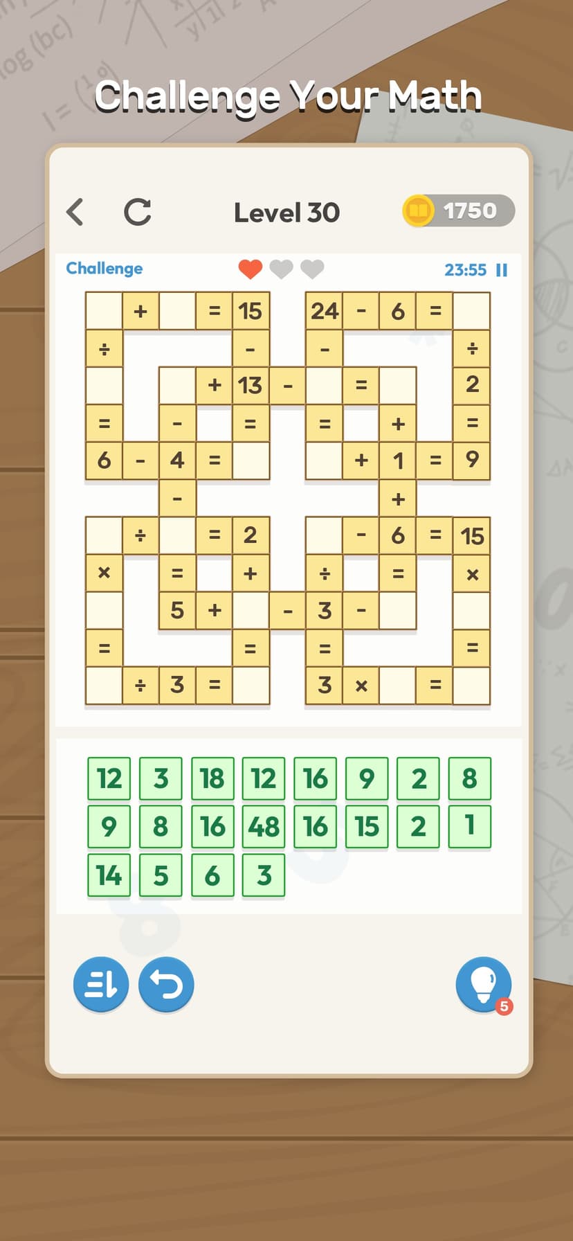Math Cross Master screenshot 1 - screenshot