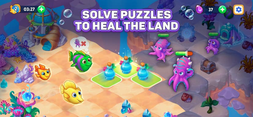 Sea Merge: Fish Aquarium screenshot 3 - screenshot