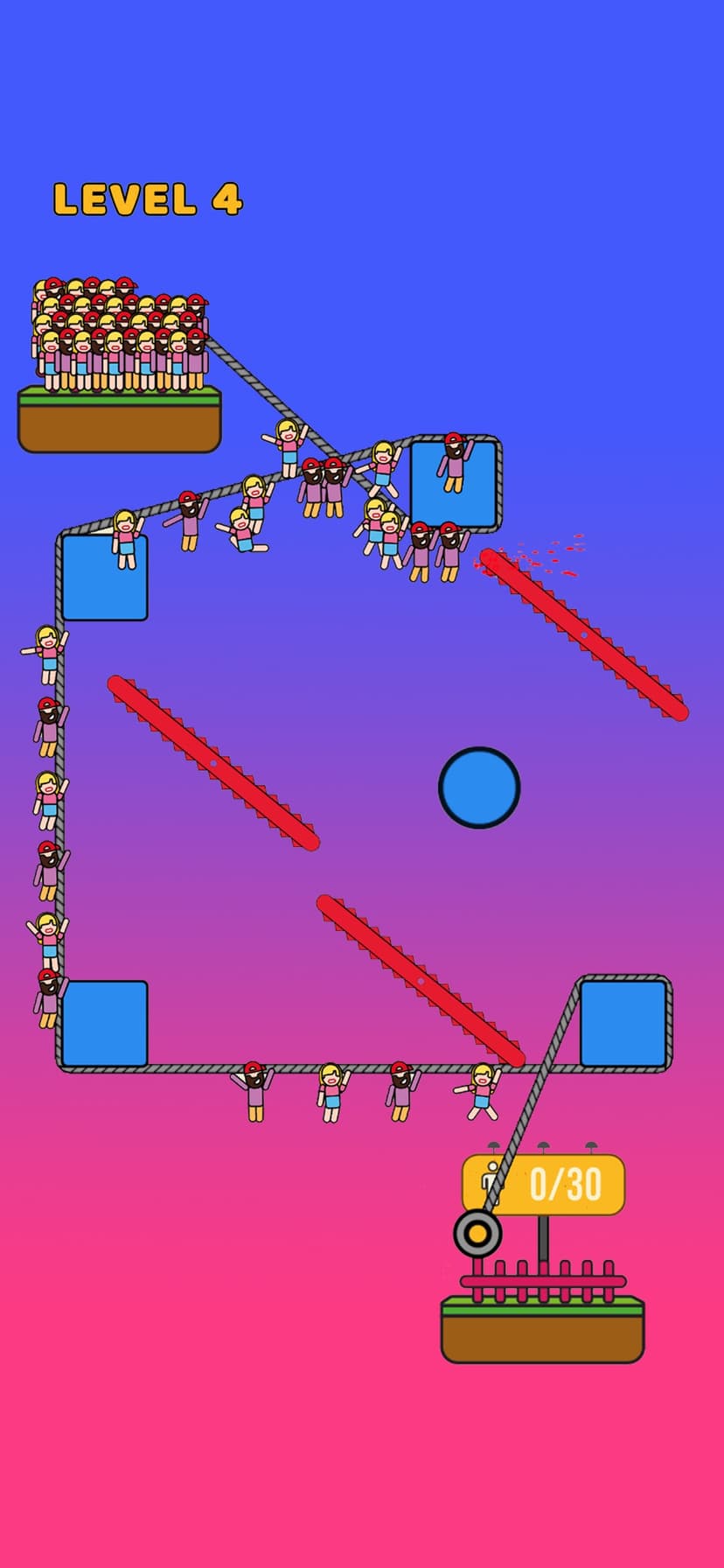 Rope Rescue! - Unique Puzzle screenshot 4 - screenshot