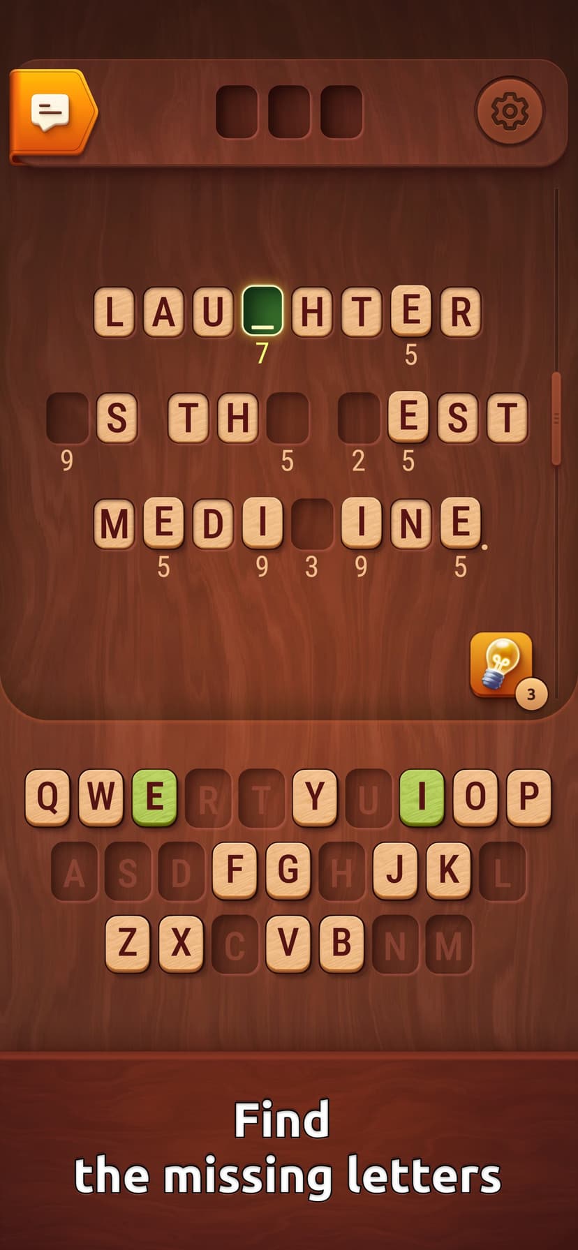 Colorwood Words - Cryptogram screenshot 1 - screenshot