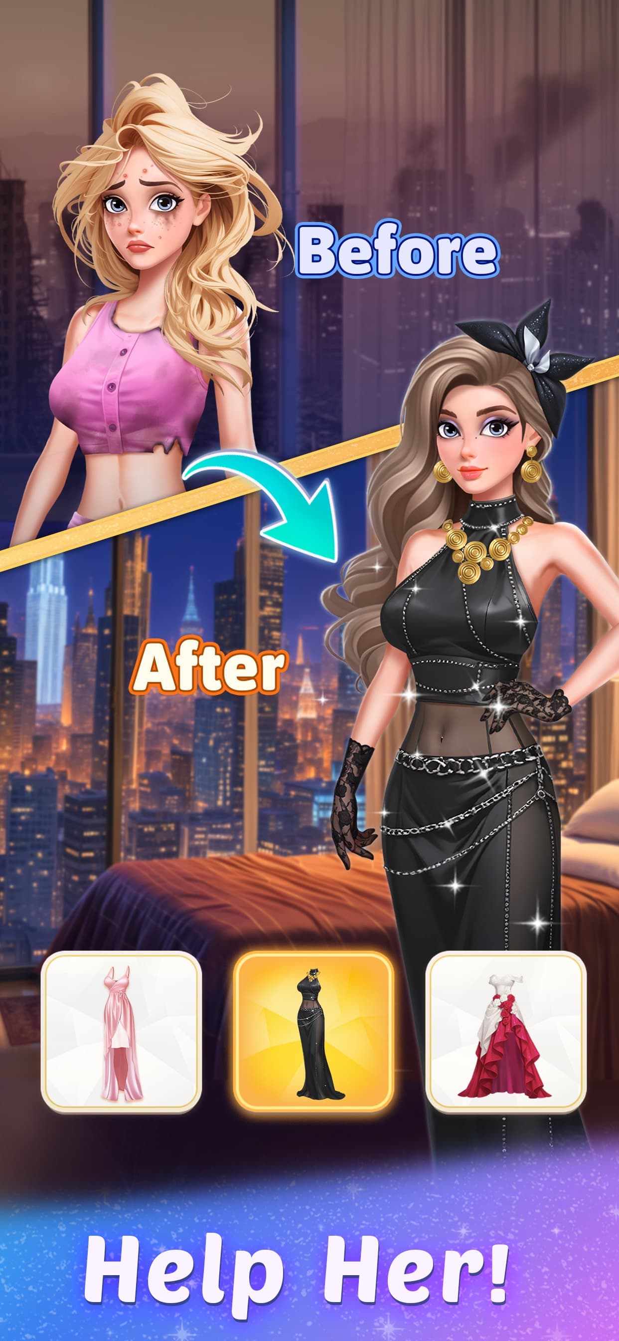 Beauty Sort : Makeover Story screenshot 2 - screenshot