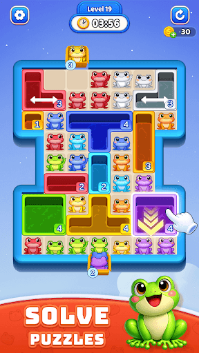 Frog Away: Color Hole screenshot 4 - screenshot