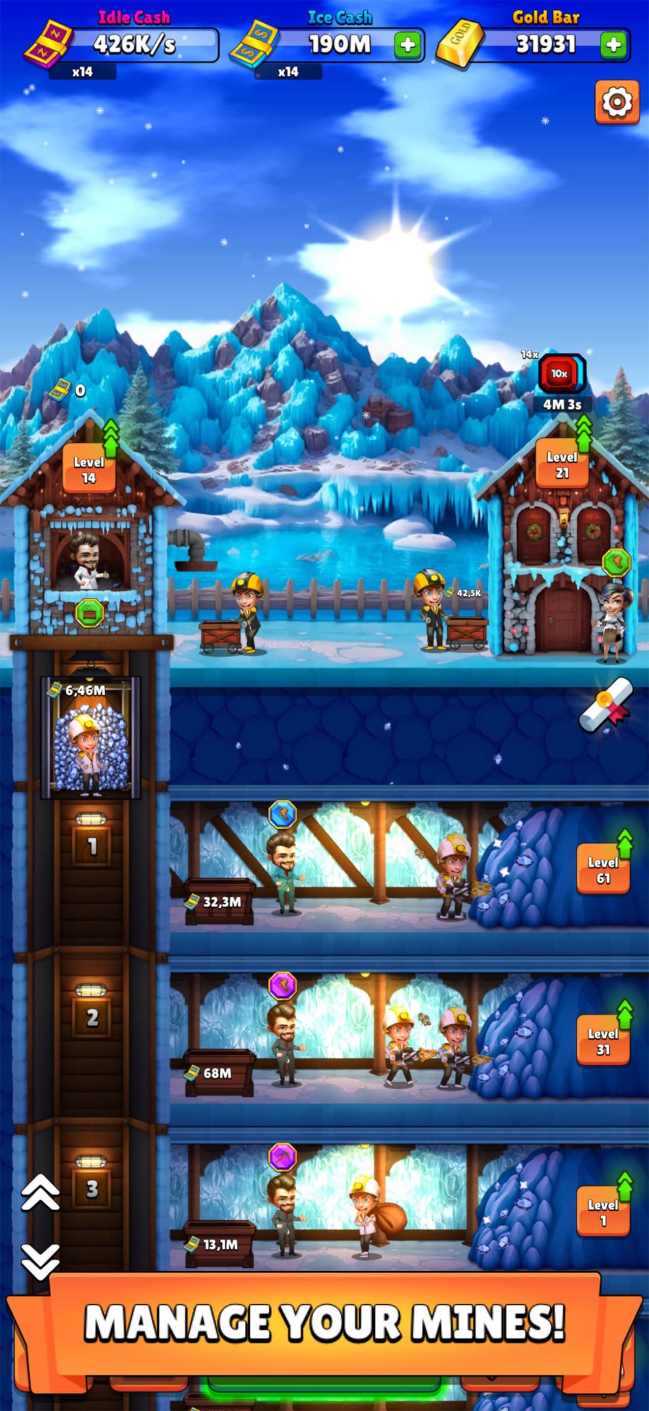 Idle Mining Company: Tycoon screenshot 1 - screenshot