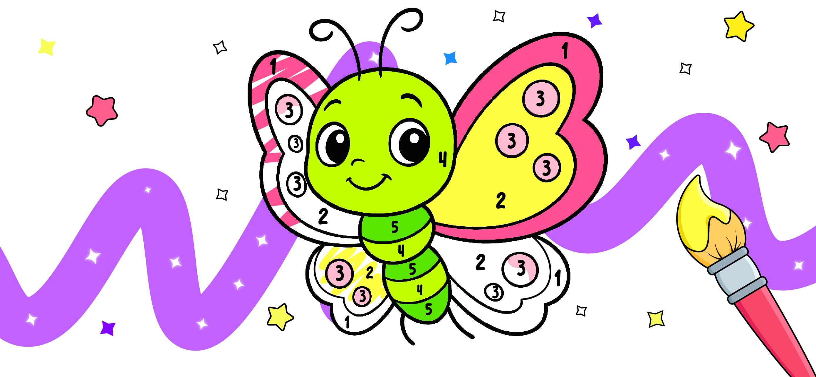 Fun Coloring Book - By number screenshot 1 - screenshot