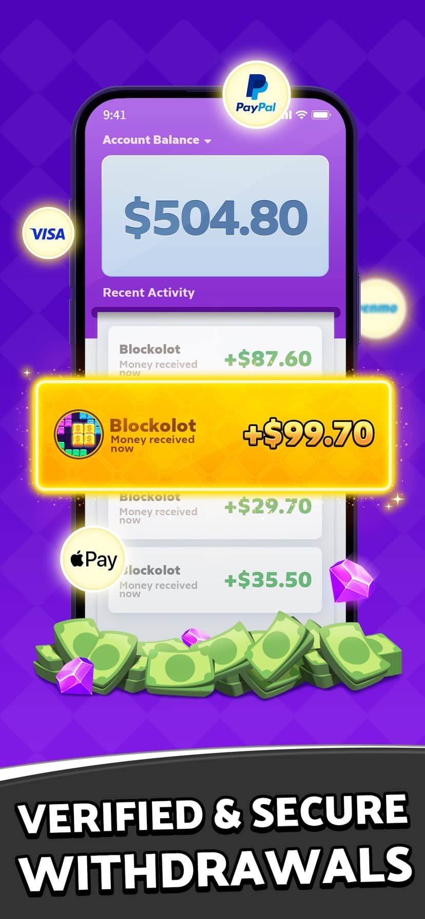 Blockolot:Win Real Cash screenshot 3 - screenshot